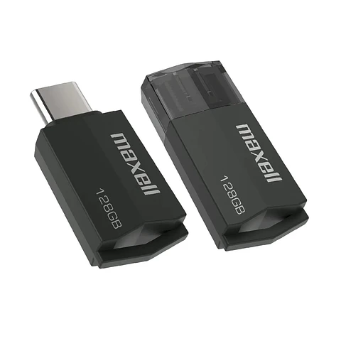Pendrive Maxell USBTC Tipo C 128gb 3.2 Negro