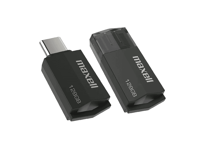 Pendrive Maxell USBTC Tipo C 128gb 3.2 Negro 2