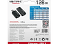 Pendrive Maxell USBTC Tipo C 128gb 3.2 Negro - Miniatura 3