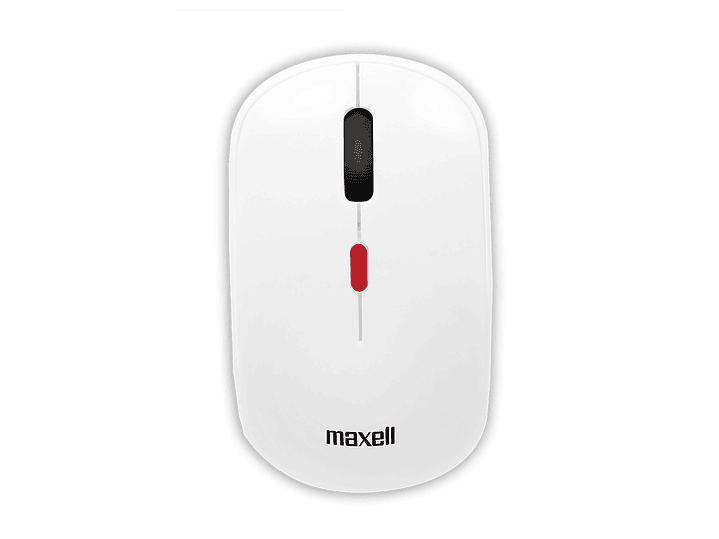 Mouse Inalámbrico Ergonómico 1600 DPI MOWL-100 Maxell Blanco 1
