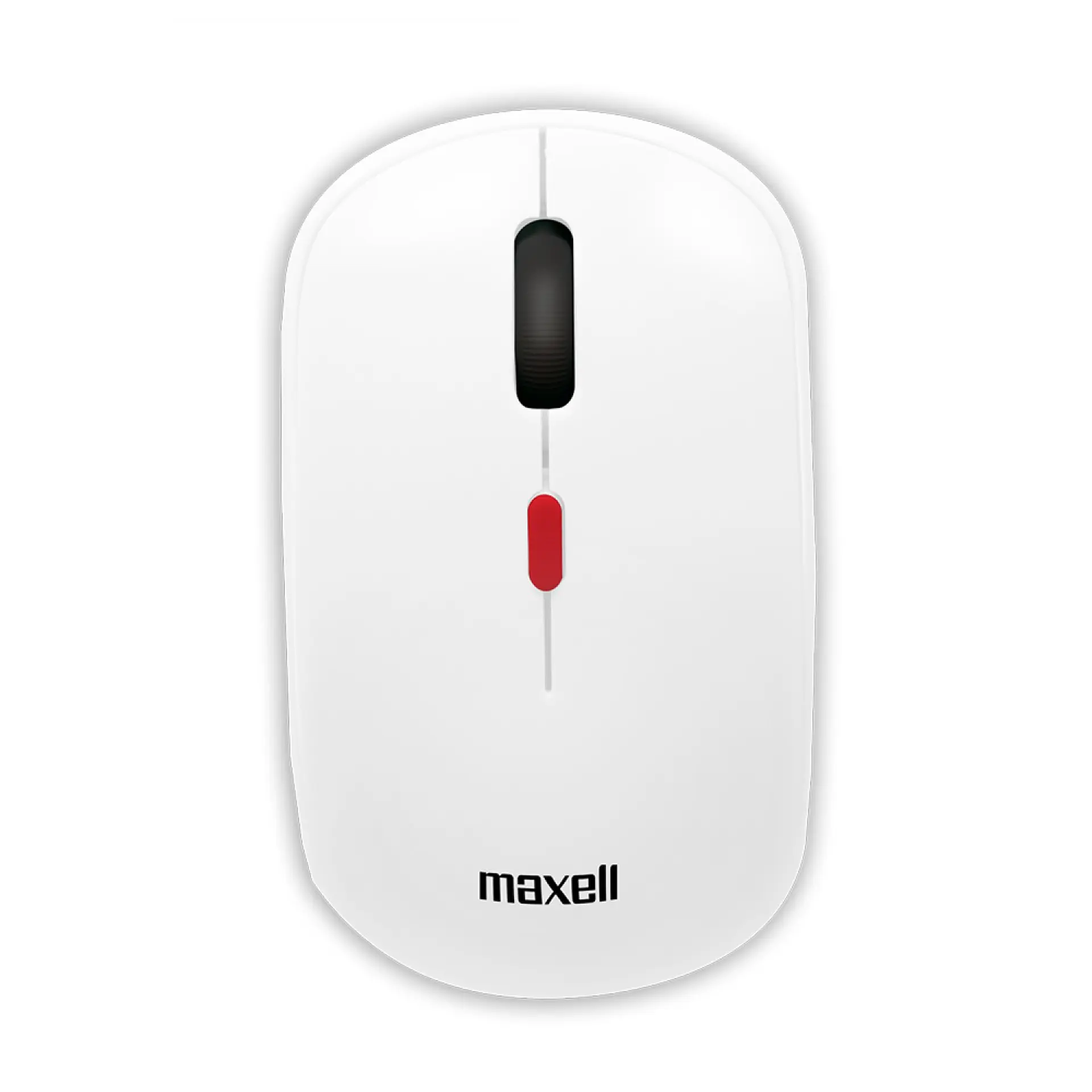 Mouse Inalámbrico Ergonómico 1600 DPI MOWL-100 Maxell Blanco 1