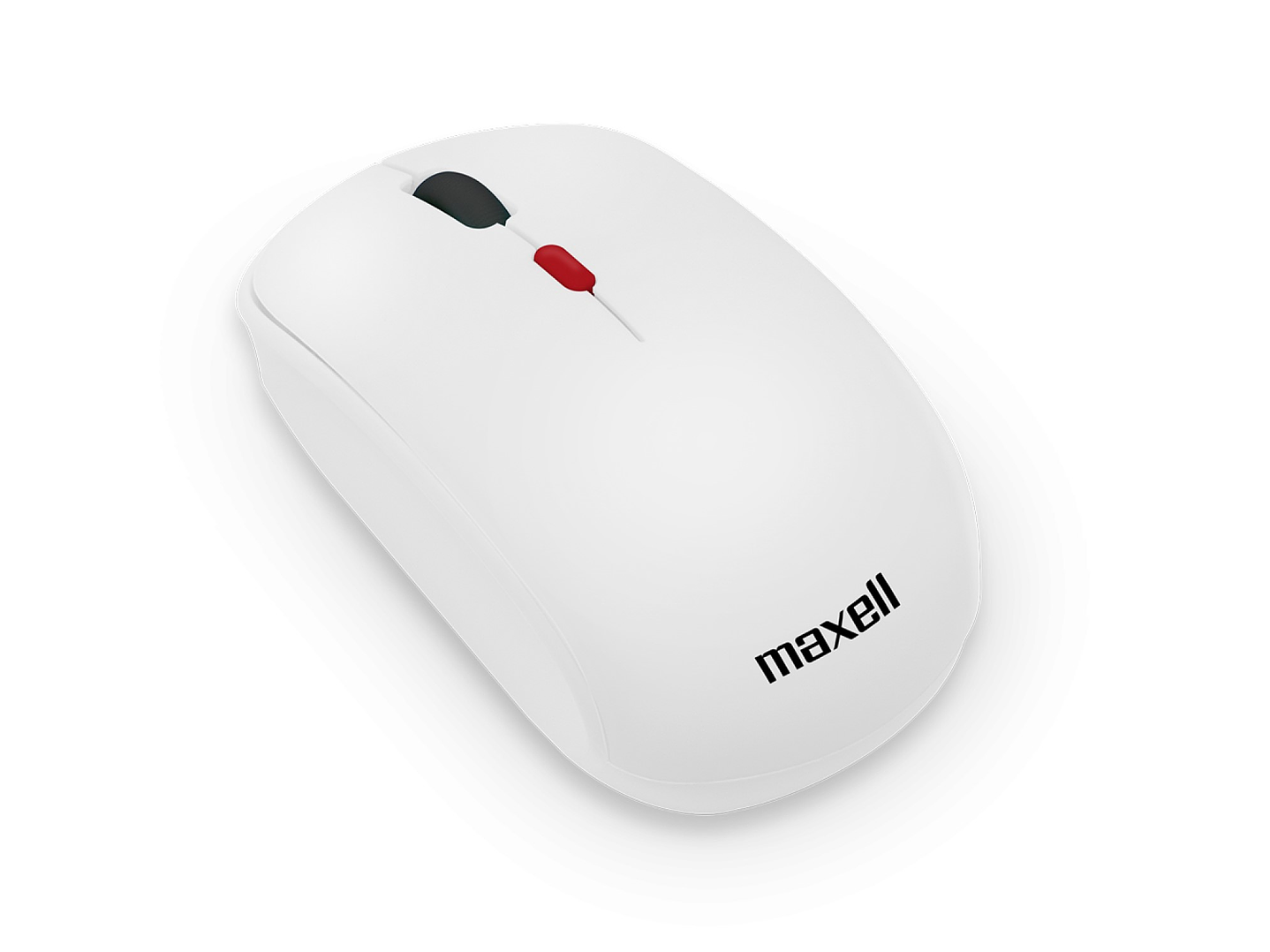 Mouse Inalámbrico Ergonómico 1600 DPI MOWL-100 Maxell Blanco 2