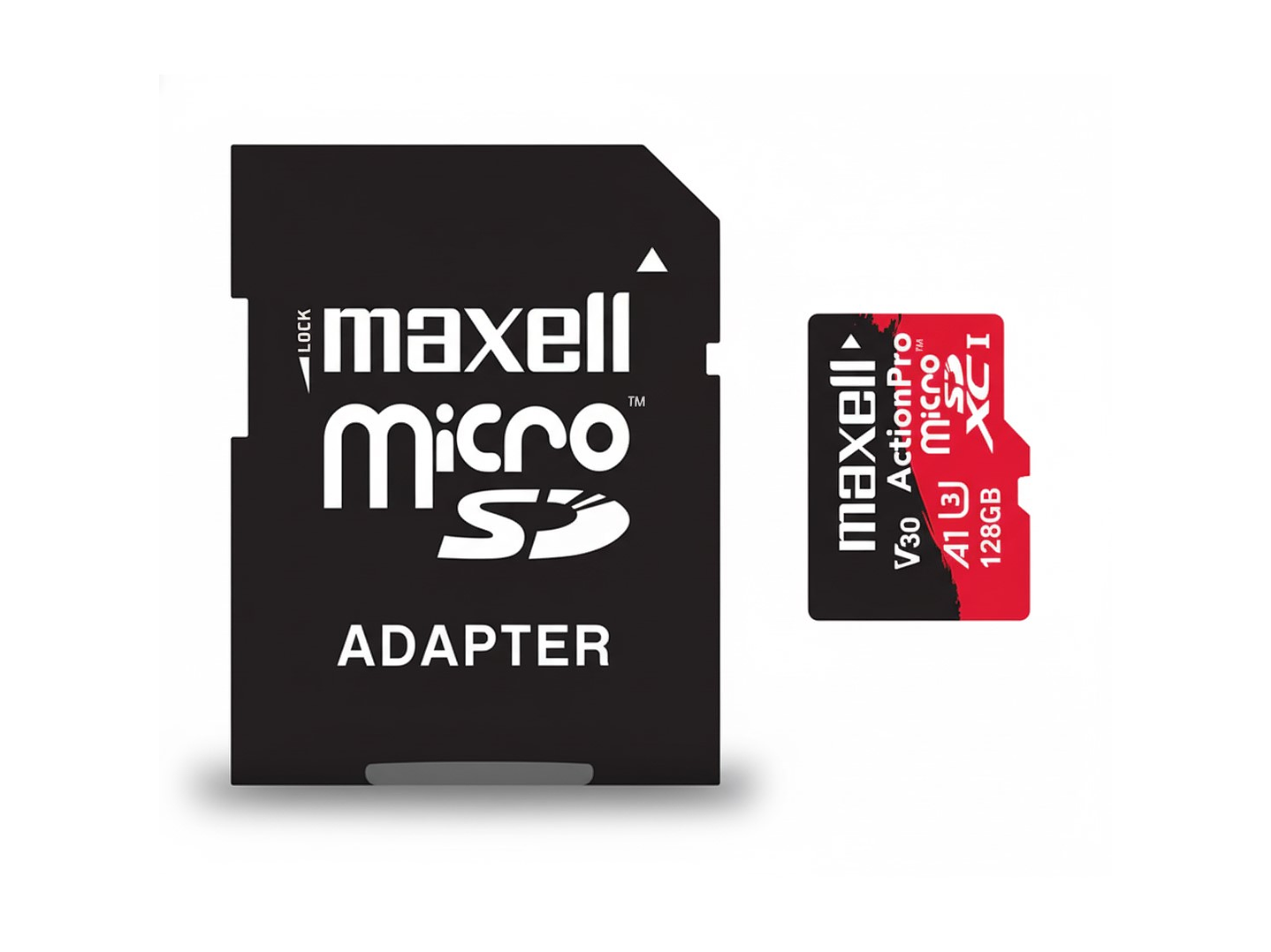 Tarjeta MicroSD Maxell 128GB UH-3 8K 100mb V30 2