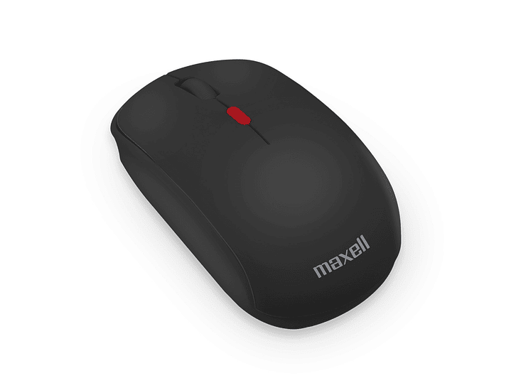 Mouse Inalámbrico Ergonómico 1600 DPI MOWL-100 Maxell Negro 2
