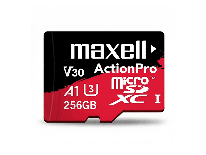 Tarjeta MicroSD Maxell 256GB UH-3 8K 100mb V30 2