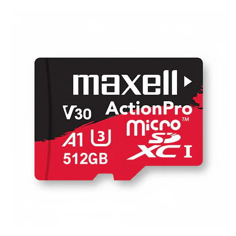 Tarjeta MicroSD Maxell 512GB UH-3 8K 100mb V30