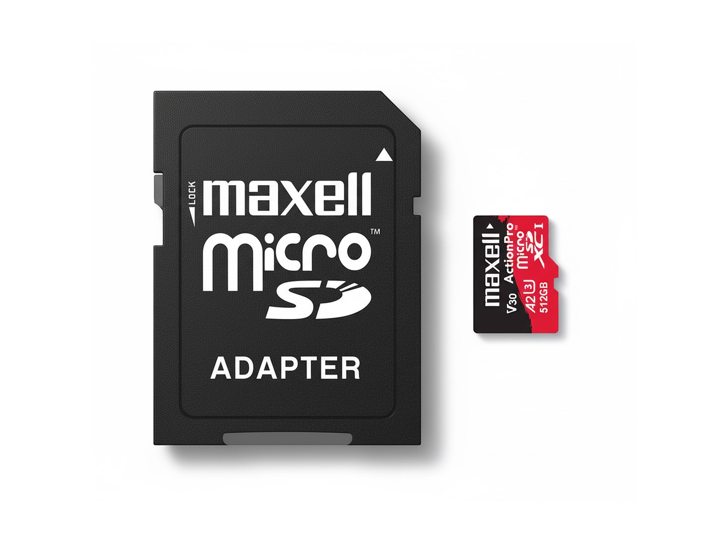 Tarjeta MicroSD Maxell 512GB UH-3 8K A2 180MB/S 3