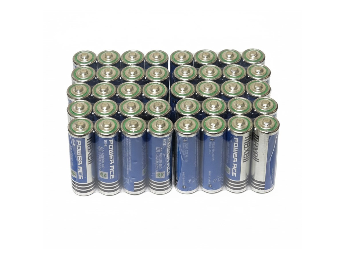 Pack 40 Pilas Carbón Maxell AA Power Ace Blue 3