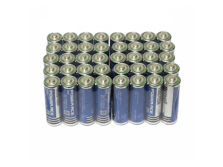 Pack 40 Pilas Carbón Maxell AA Power Ace Blue 3