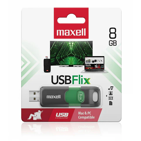 Pendrive Maxell USB FLIX 8GB 2.0