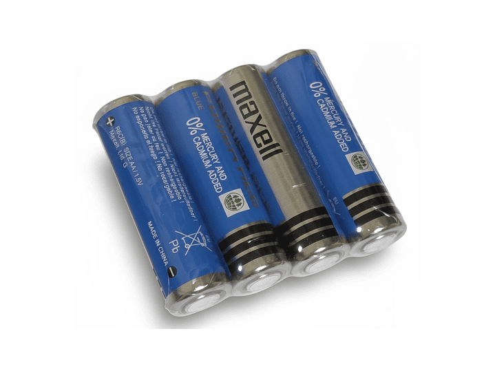 Pack 40 Pilas Carbón Maxell AA Power Ace Blue 4