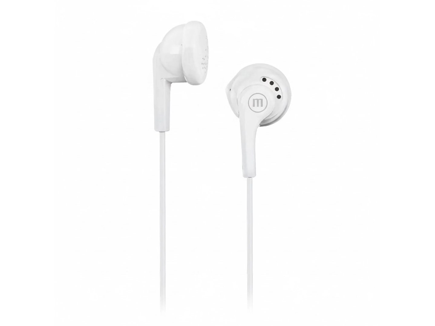 Audífono Stereo Buds Maxell EB-95 jack 3.5mm Blanco 2