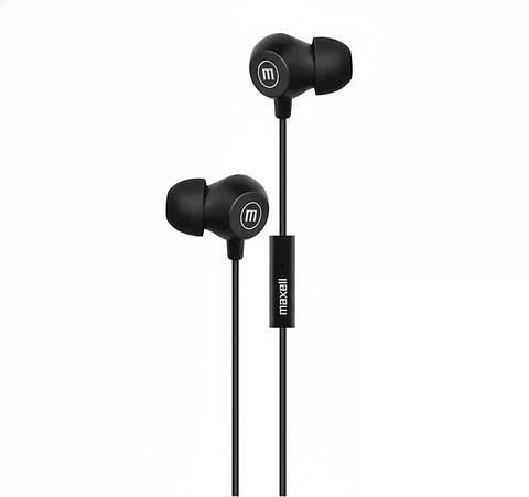 Audífonos Maxell INBAX Con Mic In Ear 3.5mm Negro