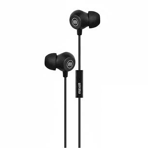 Audífonos Maxell INBAX Con Mic In Ear 3.5mm Negro