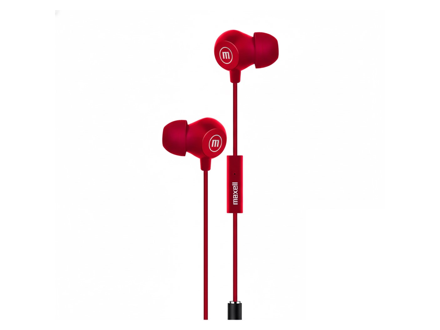 Audífonos Maxell INBAX Con Mic In Ear 3.5mm Rojo 1