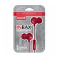 Audífonos Maxell INBAX Con Mic In Ear 3.5mm Rojo - Miniatura 3