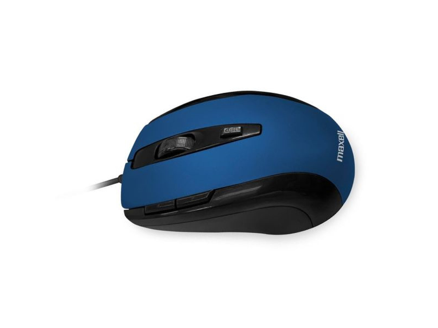 Mouse Óptico 5 Botones Con Cable USB MOWR-105 Maxell Azul 2