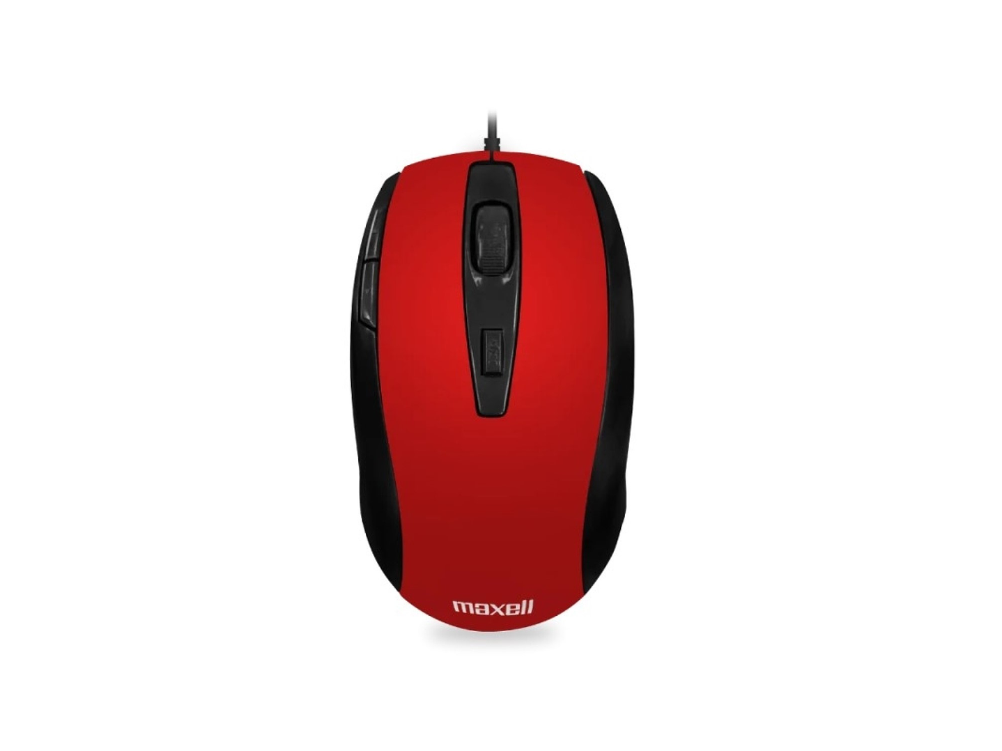 Mouse Óptico 5 Botones Con Cable USB MOWR-105 Maxell Rojo 1