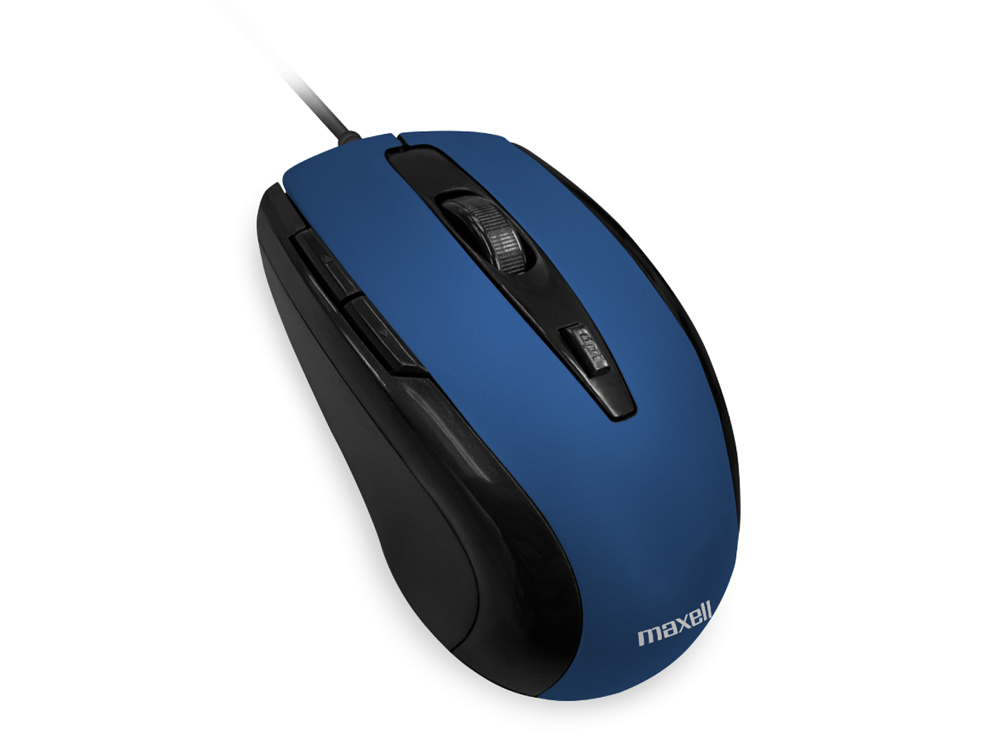 Mouse Óptico 5 Botones Con Cable USB MOWR-105 Maxell Azul 4