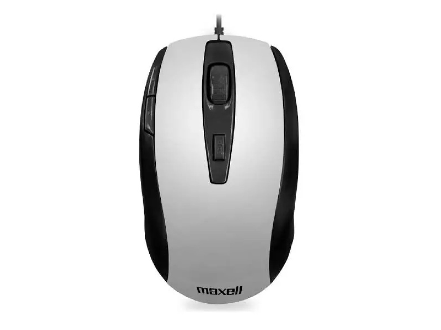 Mouse Óptico 5 Botones Con Cable USB MOWR-105 Maxell Silver 1