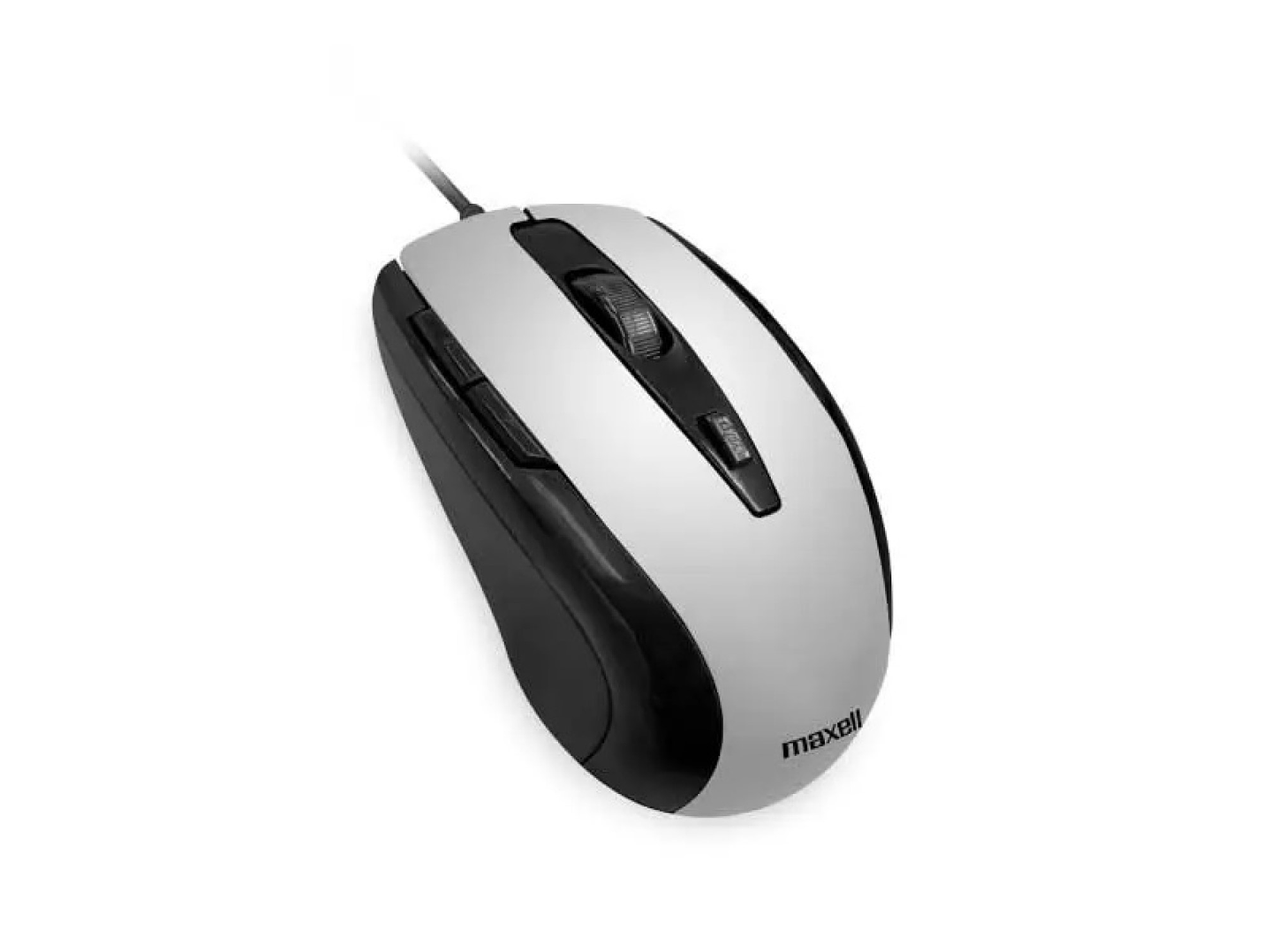 Mouse Óptico 5 Botones Con Cable USB MOWR-105 Maxell Silver 2