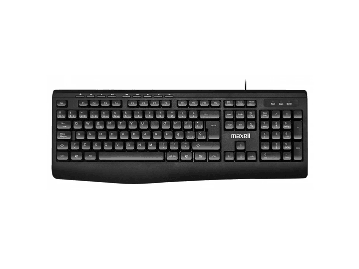 Teclado Multifuncional KB-100 USB Maxell Negro 1