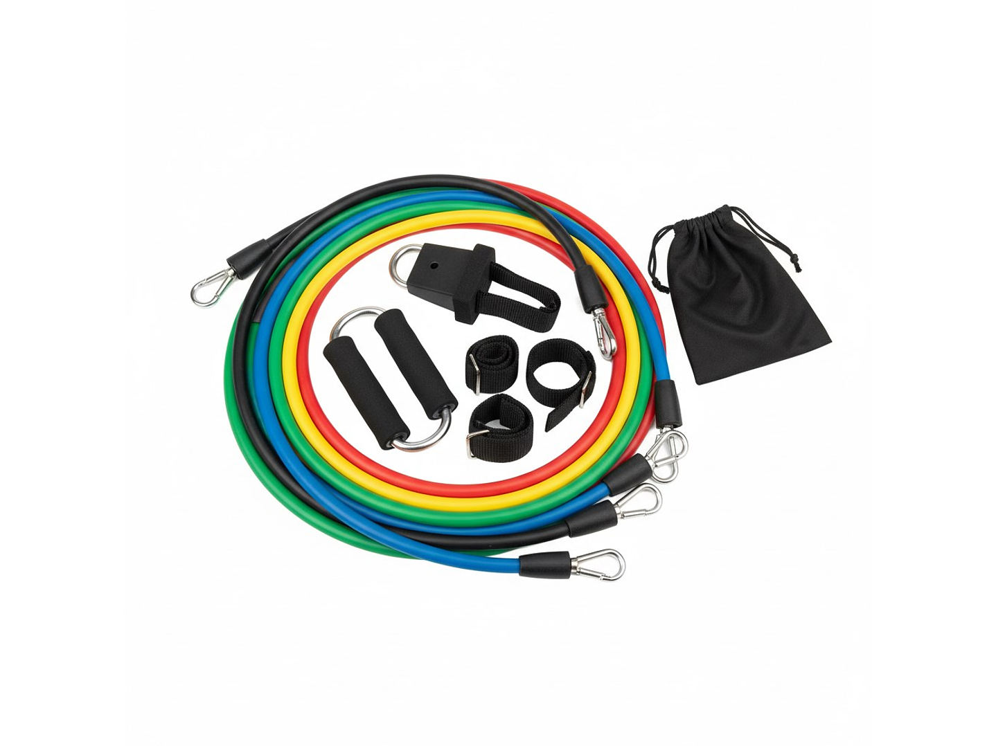 Set De 5 Bandas Elásticas Tubulares Infitness 100lb IN0011 1