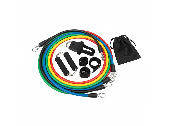 Set De 5 Bandas Elásticas Tubulares Infitness 100lb IN0011 1