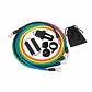 Set De 5 Bandas Elásticas Tubulares Infitness 100lb IN0011 - Miniatura 1