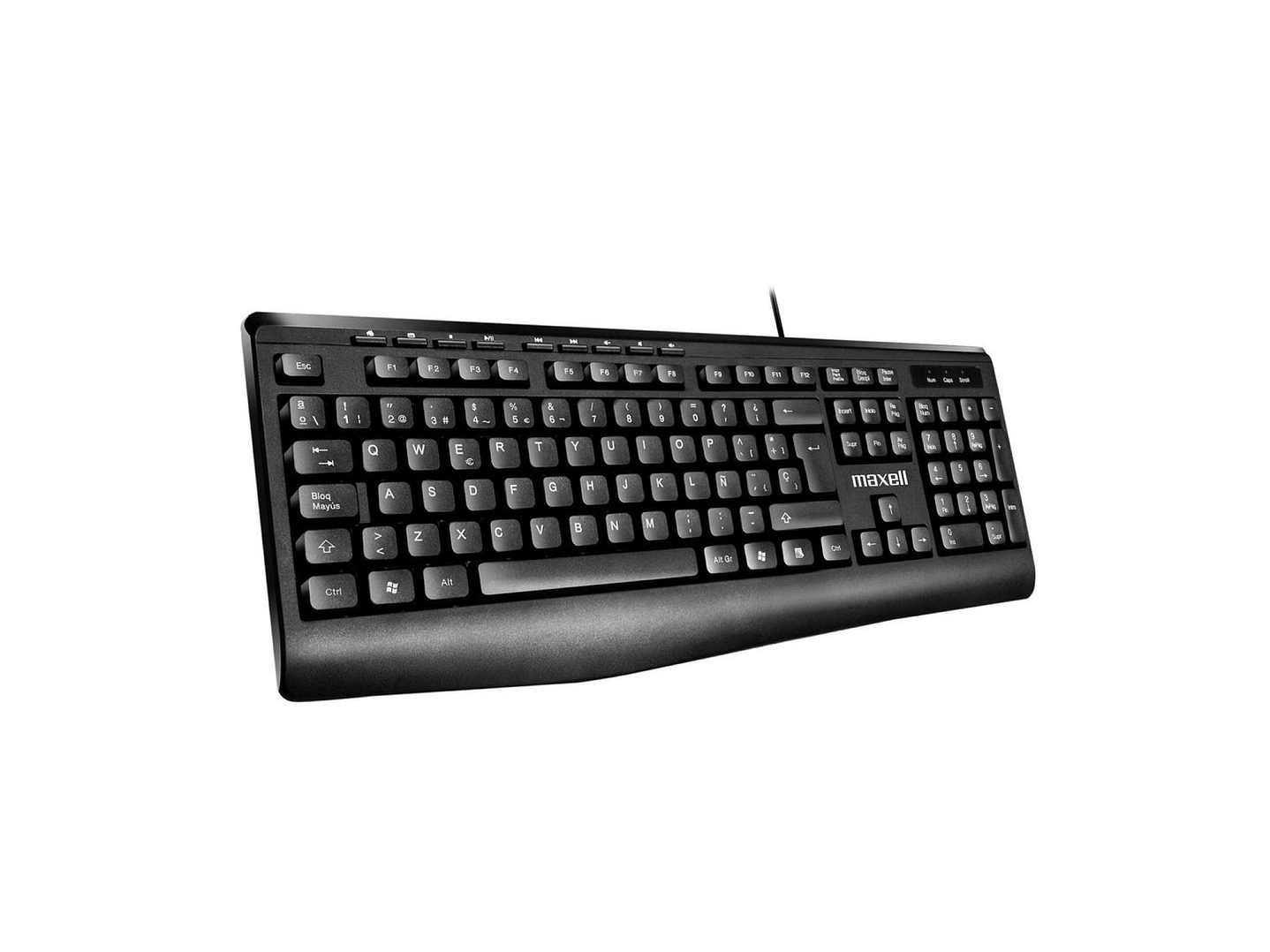 Teclado Multifuncional KB-100 USB Maxell Negro 3