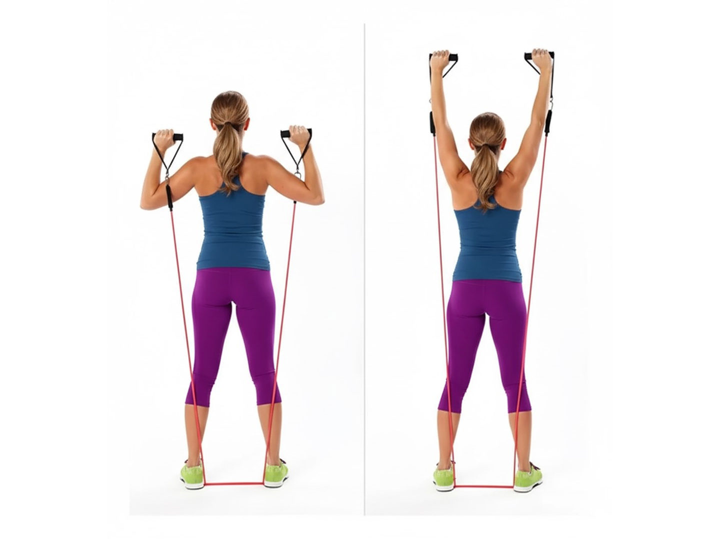 Set De 5 Bandas Elásticas Tubulares Infitness 100lb IN0011 3