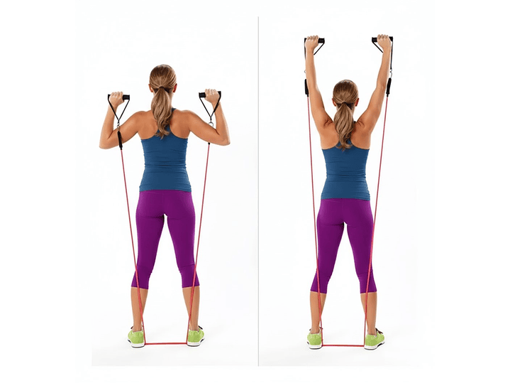 Set De 5 Bandas Elásticas Tubulares Infitness 100lb IN0011 3