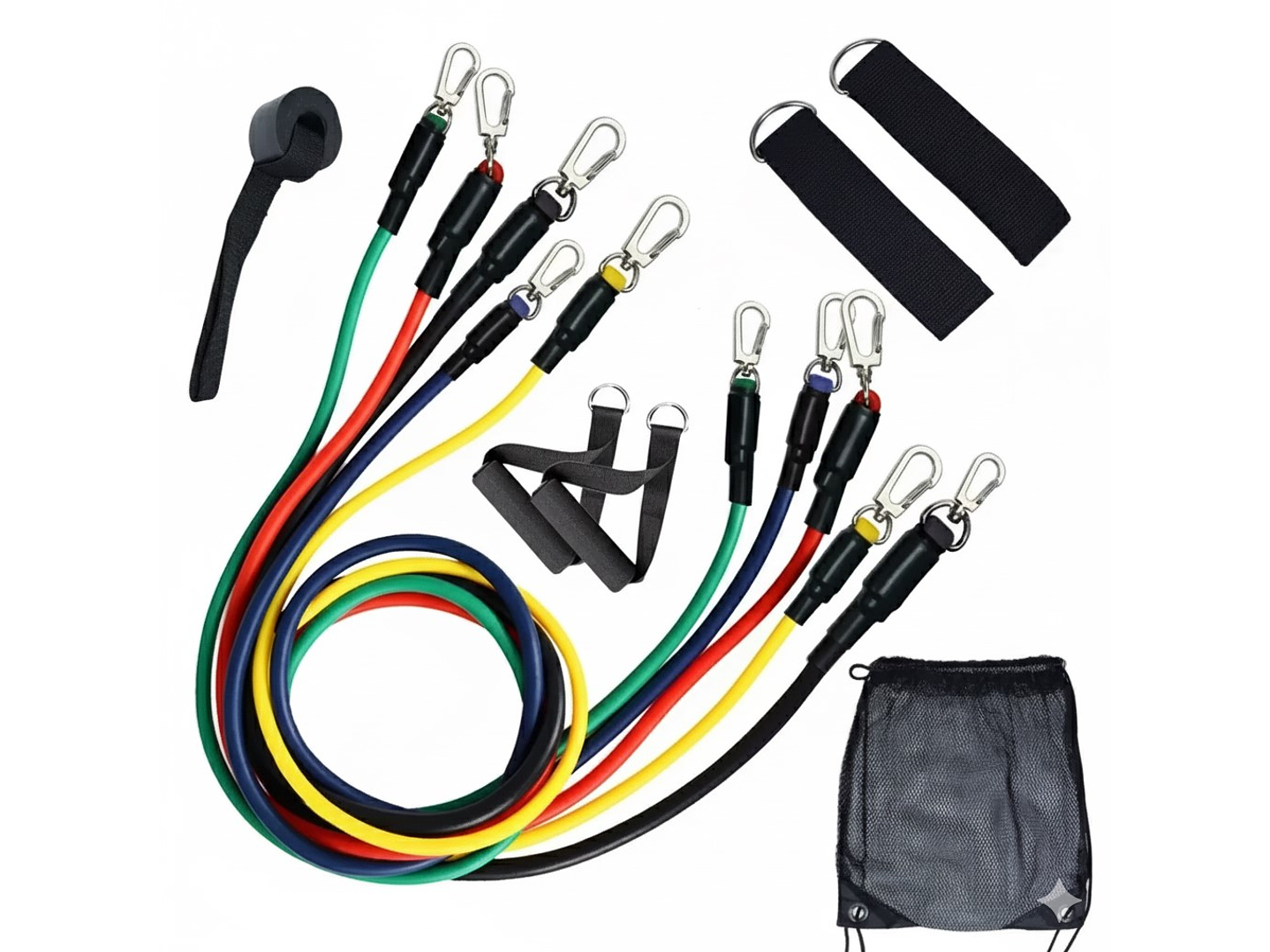 Pack 5 Bandas Elásticas Multicolor Infitness IN0010 150Lb 1