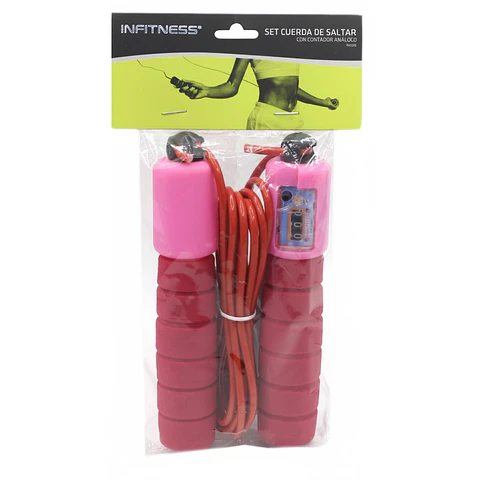 Cuerda Para Saltar Con Contador Analógico Infitness IN0009