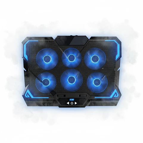 Ventilador Notebook Gamer Reptilex 6 Aspas Alto Flujo Rx0025