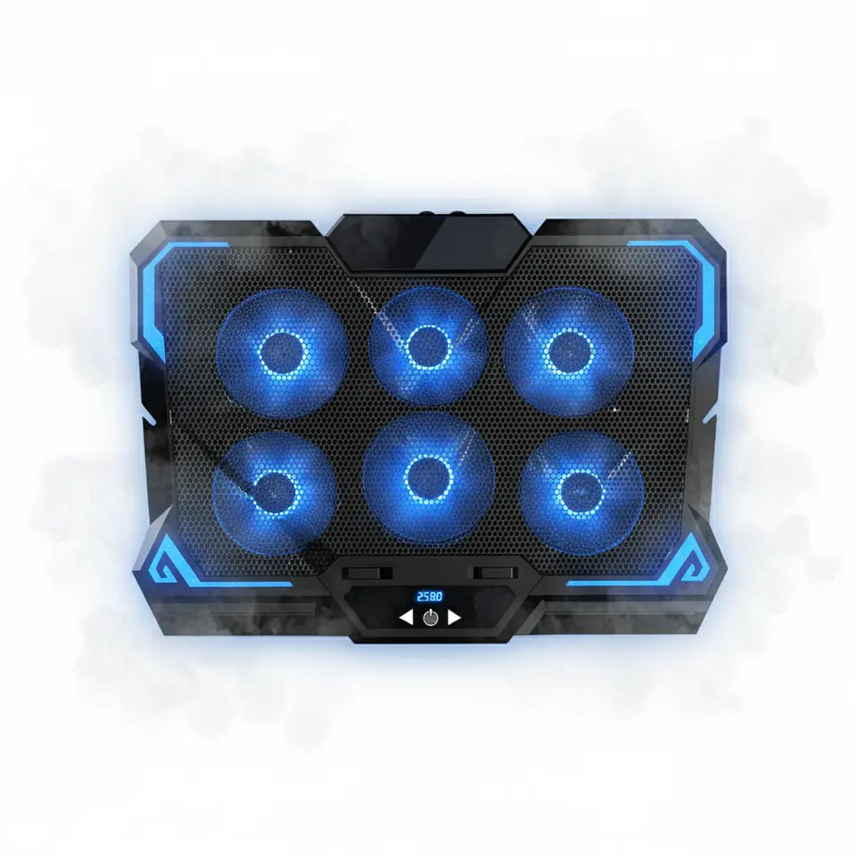 Ventilador Notebook Gamer Reptilex 6 Aspas Alto Flujo Rx0025 1
