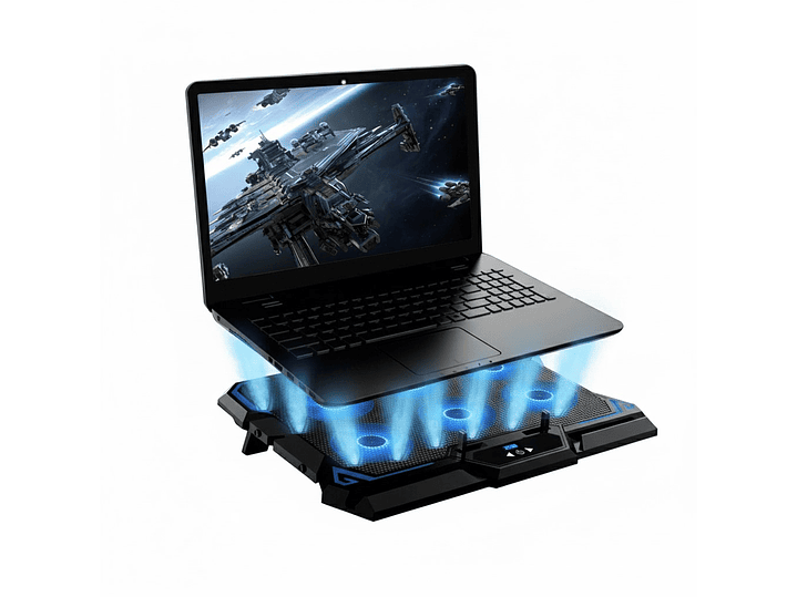 Ventilador Notebook Gamer Reptilex 6 Aspas Alto Flujo Rx0025 4