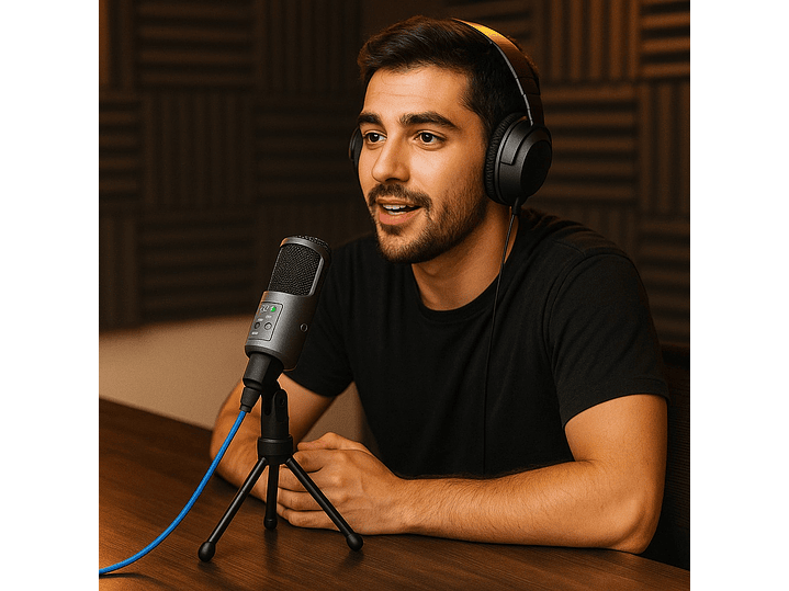 Micrófono Condensador USB Audiopro AP02030 4