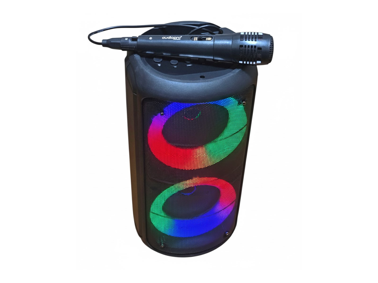 Parlante Portable Bt con Mic Luz Led 10w AP02086 Audiopro 2
