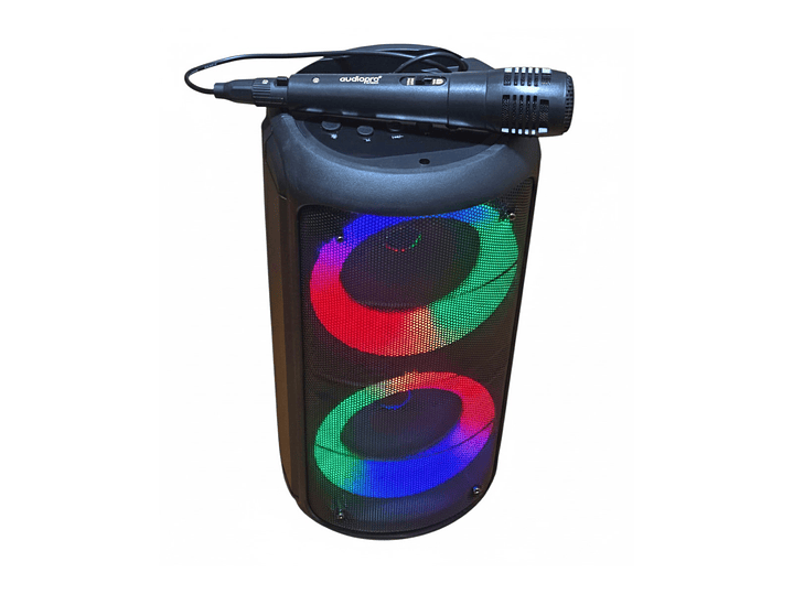 Parlante Portable Bt con Mic Luz Led 10w AP02086 Audiopro 2