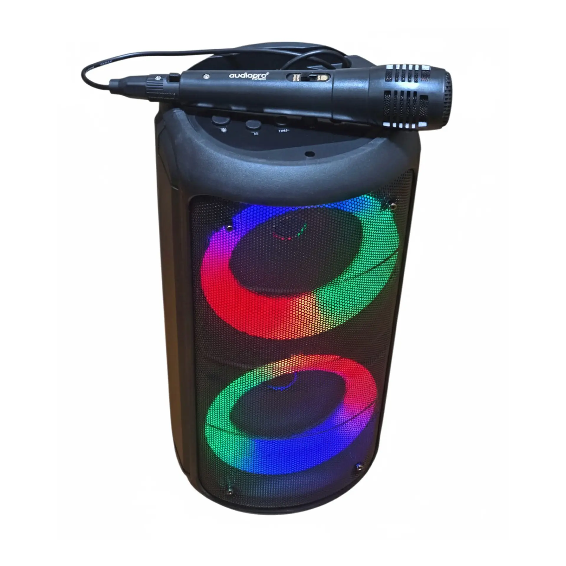 Parlante Portable Bt con Mic Luz Led 10w AP02086 Audiopro 2