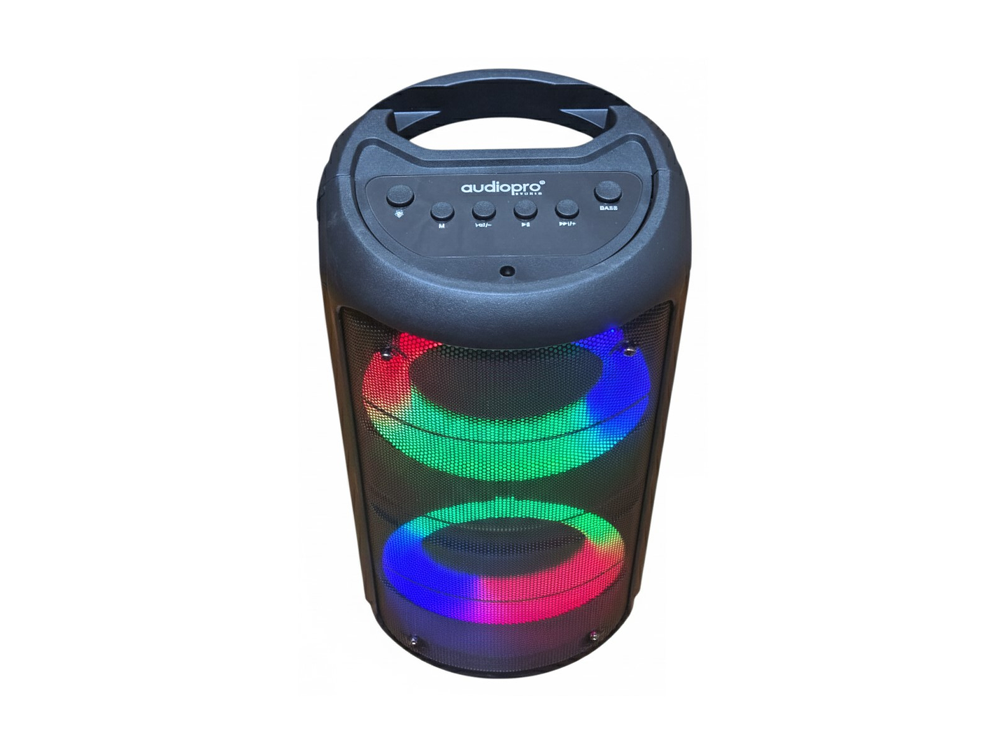 Parlante Portable Bt con Mic Luz Led 10w AP02086 Audiopro 3