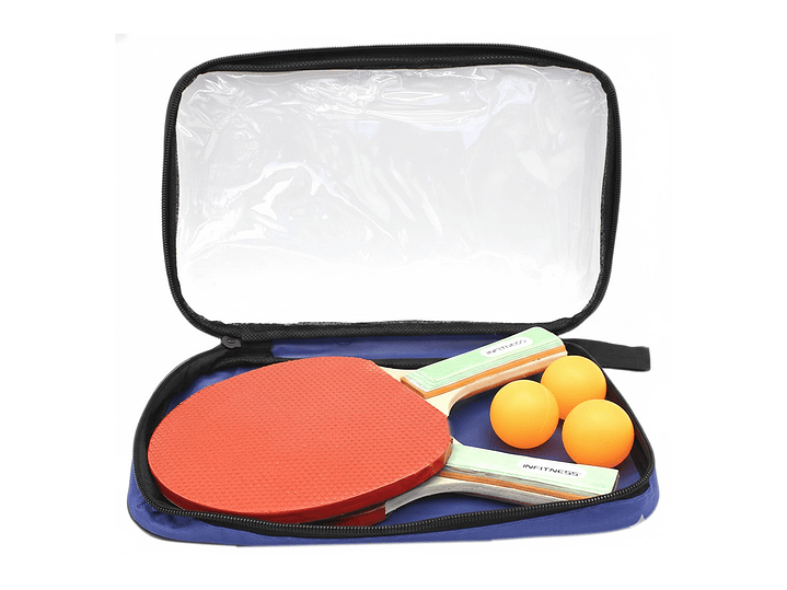 Set 2 Paletas De Ping Pong Infitness IN0007 Nivel Básico 4