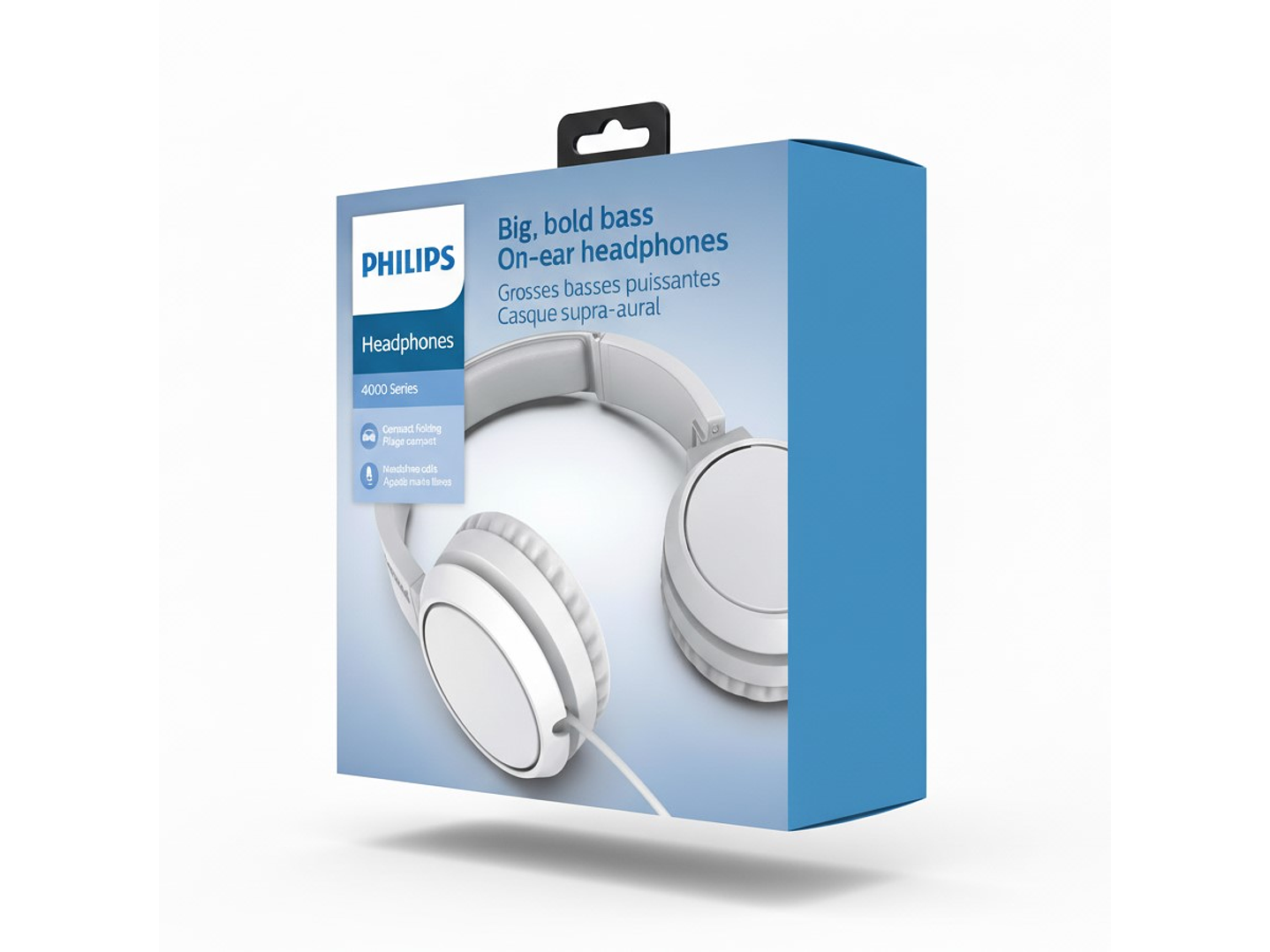Audífonos Philips Con Micrófono Jack 3.5mm TAH4105WT 6