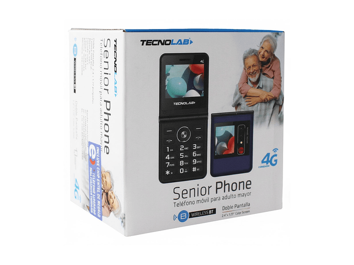 Teléfono Senior 4g Doble Pantalla Tecnolab TL709BL 5