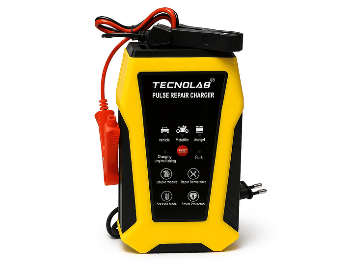 Cargador Baterías Tecnolab Autos y Motos 12v TL723 1