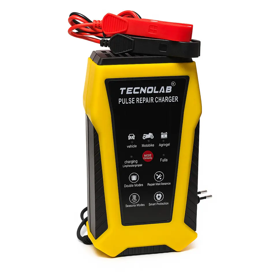 Cargador Baterías Tecnolab Autos y Motos 12v TL723 3