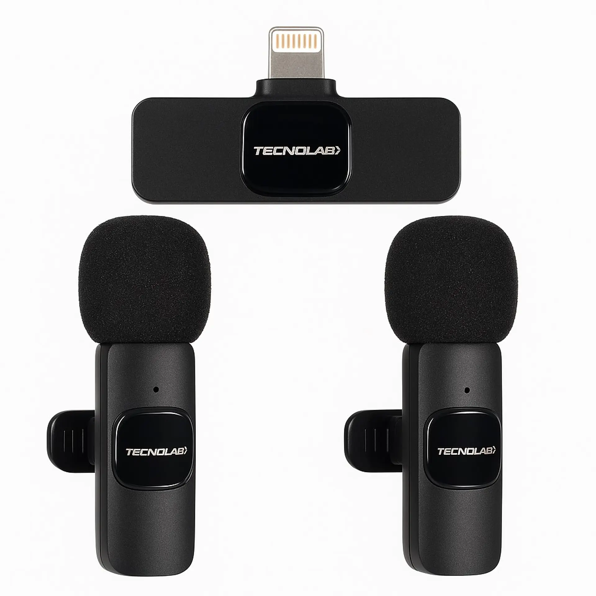 Kit 2 Micrófonos Lavalier inalámbricos LTNG Tecnolab Tl536 1