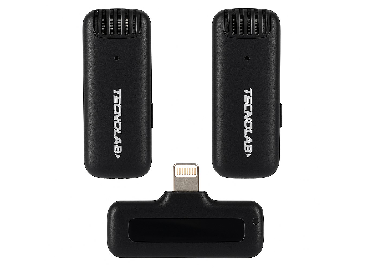 Kit 2 Micrófonos Lavalier Con Caja LTNG Tecnolab TL707 4