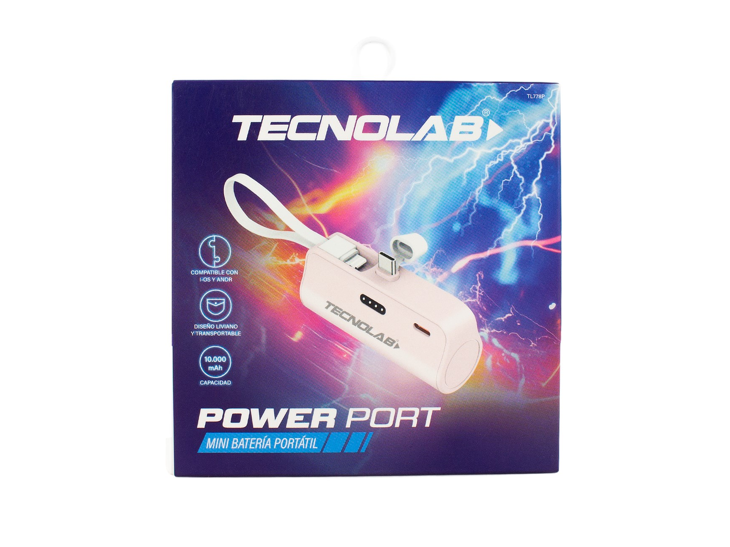 Powerbank 10000mAh 20W Tipo C y LNTG TL778P Rosa 6